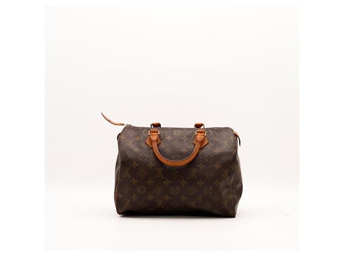 Louis Vuitton Speedy 30 Monogram Canvas Marrone Monogramma - vista 4