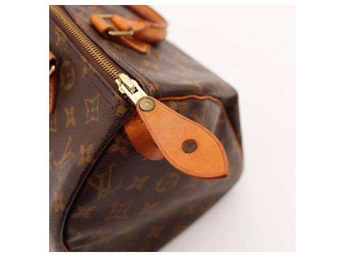Louis Vuitton Speedy 30 Monogram Canvas Marrone Monogramma - vista 9