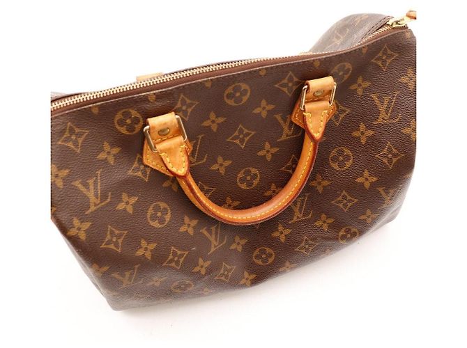 Louis Vuitton Speedy 30 Monogram Canvas Marrone - vista 12