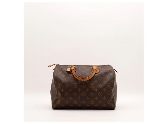 Louis Vuitton Speedy 30 Monogram Canvas Marrone - vista 4