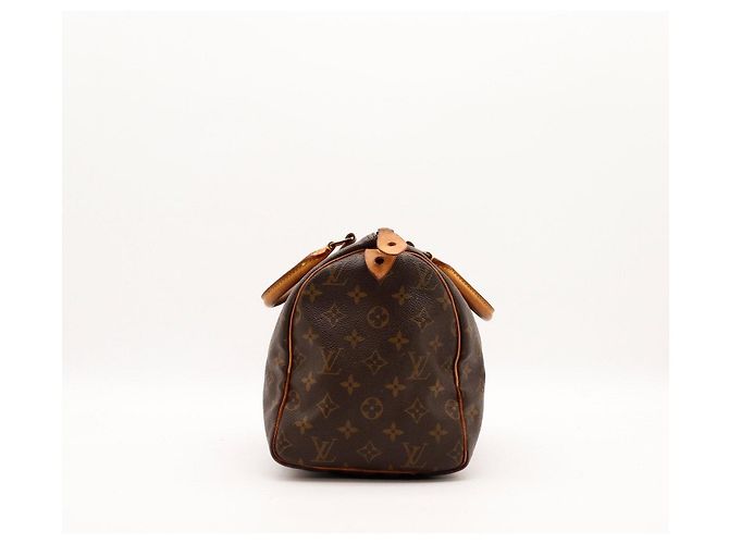 Louis Vuitton Speedy 30 Monogram Canvas Marrone Monogramma - vista 3