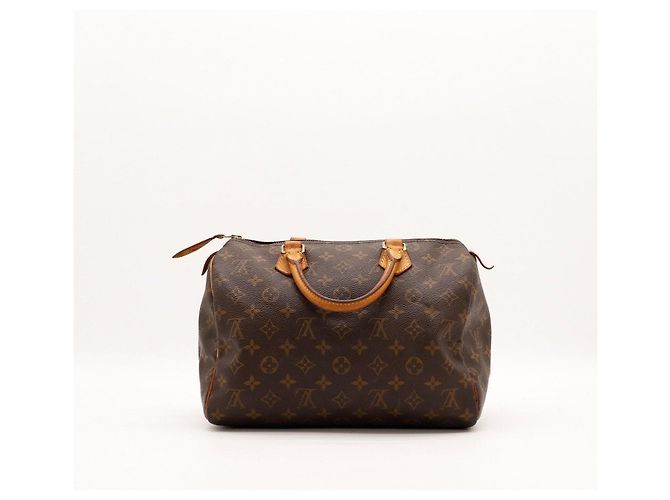 Louis Vuitton Speedy 30 Monogram Canvas Marrone Monogramma - vista 4