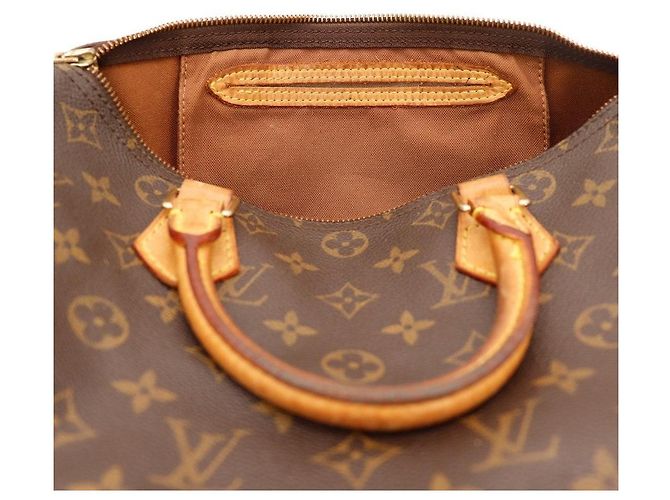 Louis Vuitton Speedy 30 Monogram Canvas Marrone Monogramma - vista 7