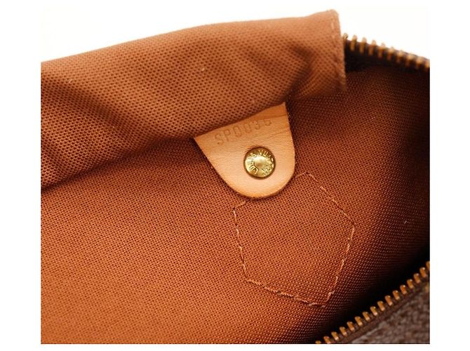 Louis Vuitton Speedy 30 Monogram Canvas Marrone Monogramma - vista 8
