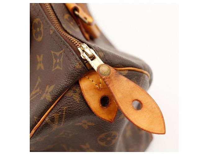 Louis Vuitton Speedy 30 Monogram Canvas Marrone Monogramma - vista 9