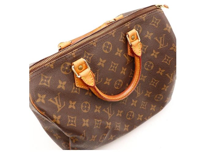 Louis Vuitton Speedy 30 Monogram Canvas Marrone Monogramma - vista 10