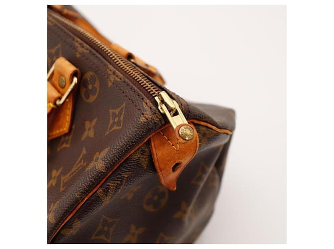Louis Vuitton Speedy 30 Monogram Canvas Marrone Monogramma - vista 11