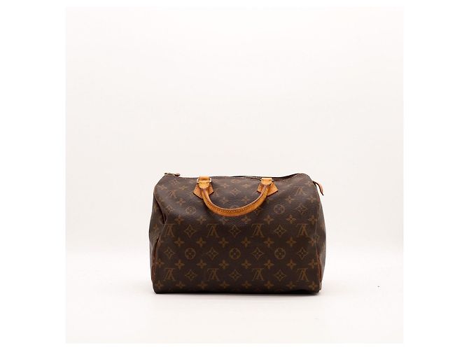 Louis Vuitton Speedy 30 Monogram Canvas Marrone Monogramma - vista 4