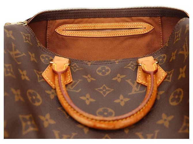 Louis Vuitton Speedy 30 Monogram Canvas Marrone Monogramma - vista 7