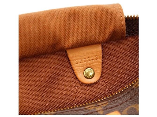 Louis Vuitton Speedy 30 Monogram Canvas Marrone Monogramma - vista 9