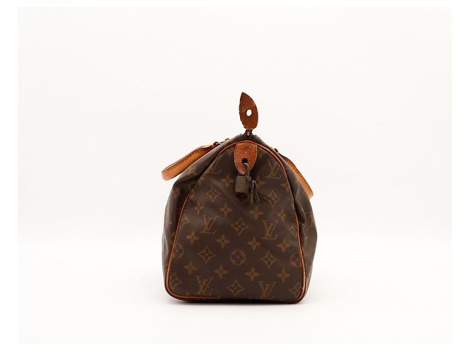 Louis Vuitton Speedy 30 Monogram Canvas Marrone Monogramma - vista 3