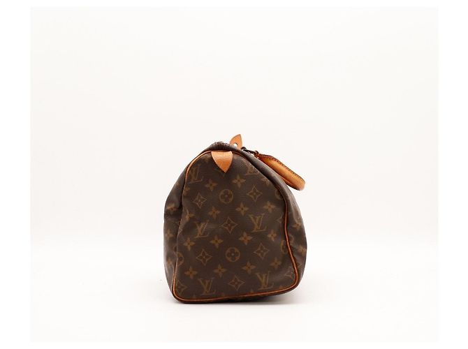 Louis Vuitton Speedy 30 Monogram Canvas Marrone Monogramma - vista 5
