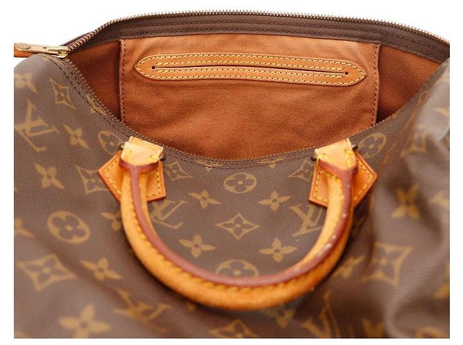 Louis Vuitton Speedy 30 Monogram Canvas Marrone Monogramma - vista 7