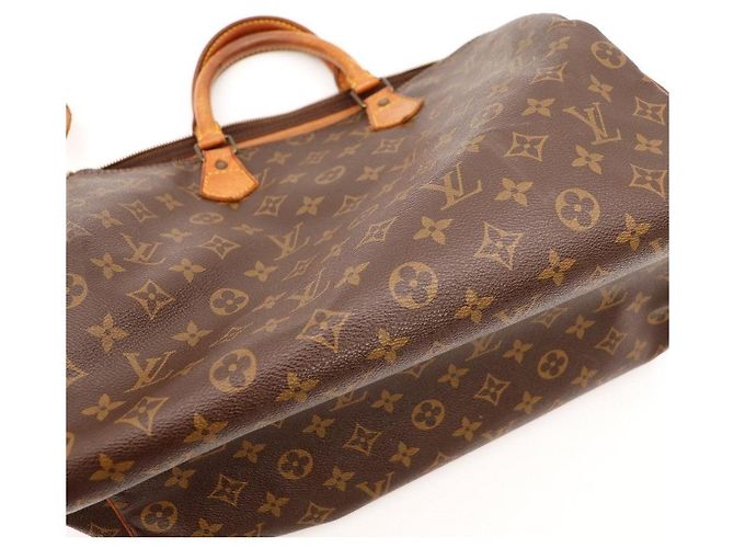 Louis Vuitton Speedy 30 Monogram Canvas Handtasche Braun Monogramm - vue 7