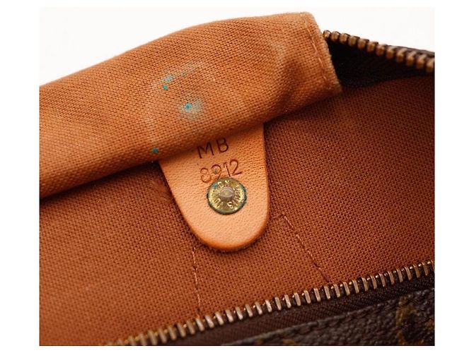 Louis Vuitton Speedy 30 Monogram Canvas Handtasche Braun Monogramm - vue 9