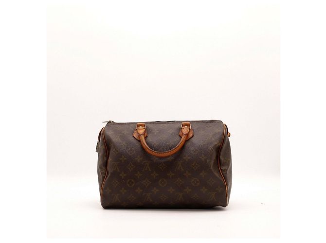 Louis Vuitton Speedy 30 Monogram Canvas Marrone Monogramma - vista 4