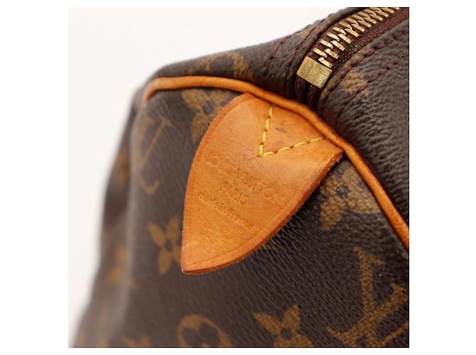Louis Vuitton Speedy 30 Monogram Canvas Marrone Monogramma - vista 10