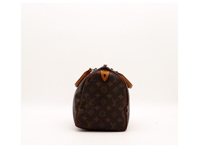Louis Vuitton Speedy 30 Monogram Canvas Marrone Monogramma - vista 3