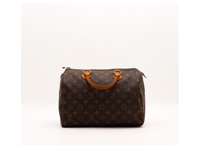 Louis Vuitton Speedy 30 Monogram Canvas Marrone Monogramma - vista 4