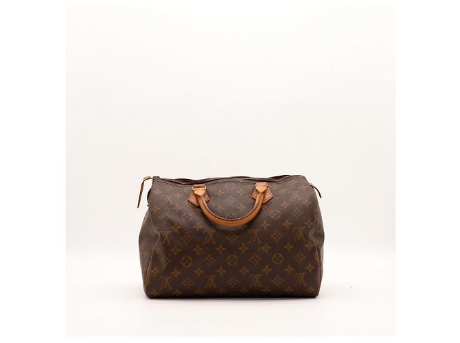 Louis Vuitton Speedy 30 Monogram Canvas Marrone Monogramma - vista 4