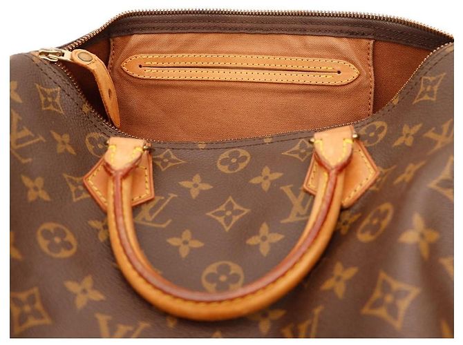 Louis Vuitton Speedy 30 Monogram Canvas Marrone Monogramma - vista 7
