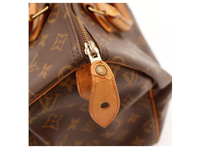 Louis Vuitton Speedy 30 Monogram Canvas Marrone Monogramma - vista 9