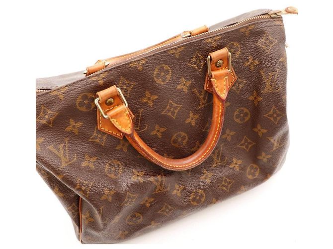 Louis Vuitton Speedy 30 Monogram Canvas Castaño Monograma - vista 11