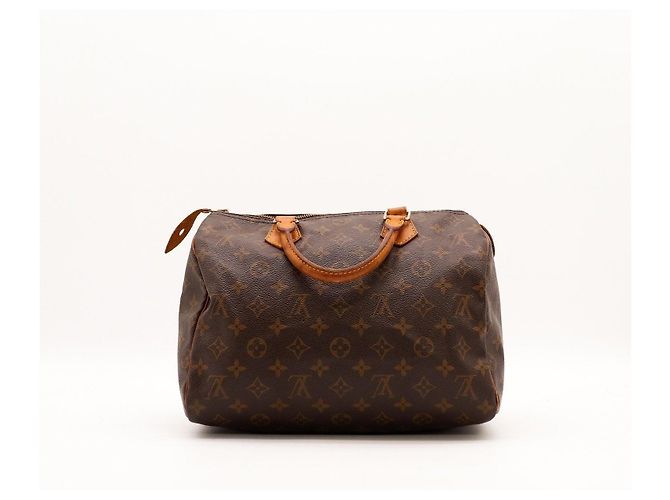Louis Vuitton Speedy 30 Monogram Canvas Castaño Monograma - vista 4