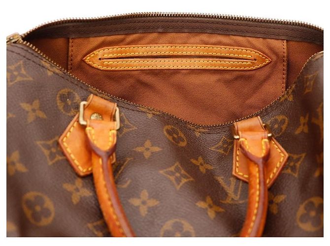 Louis Vuitton Speedy 30 Monogram Canvas Castaño Monograma - vista 7