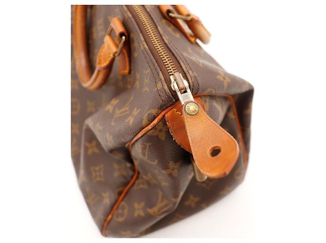 Louis Vuitton Speedy 30 Monogram Canvas Marrone Monogramma - vista 10