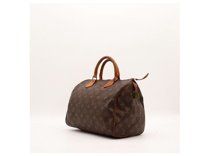 Louis Vuitton Speedy 30 Monogram Canvas Marrone Monogramma - vista 2