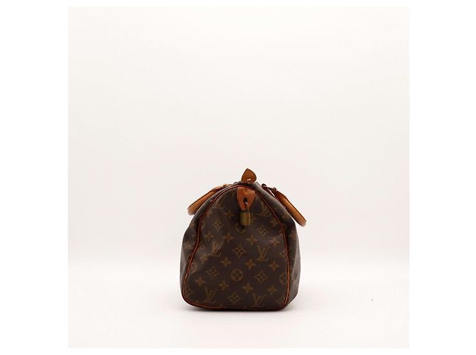 Louis Vuitton Speedy 30 Monogram Canvas Marrone Monogramma - vista 3