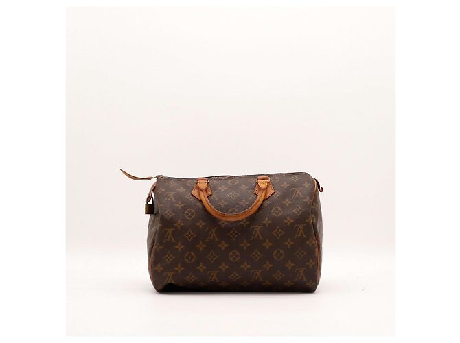 Louis Vuitton Speedy 30 Monogram Canvas Marrone Monogramma - vista 4