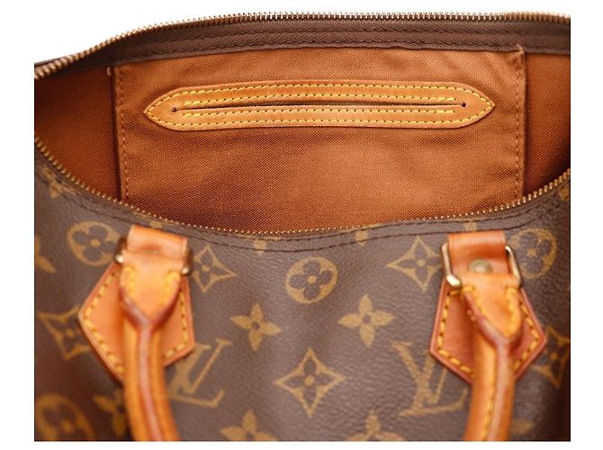 Louis Vuitton Speedy 30 Monogram Canvas Marrone Monogramma - vista 7