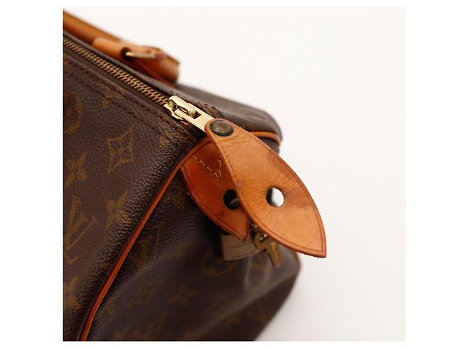 Louis Vuitton Speedy 30 Monogram Canvas Marrone Monogramma - vista 10