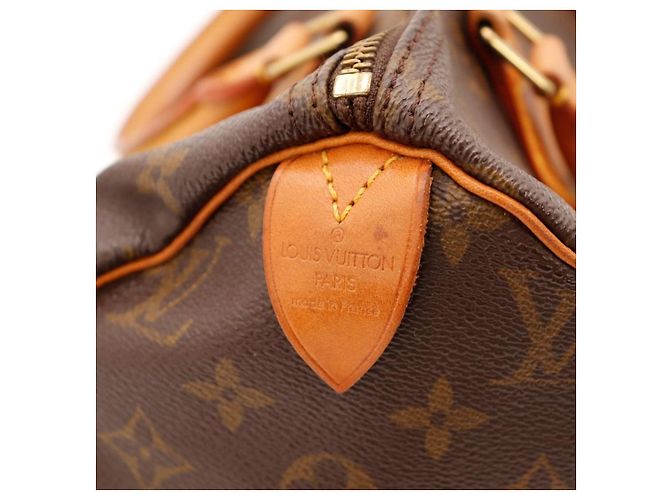 Louis Vuitton Speedy 30 Monogram Canvas Marrone Monogramma - vista 12