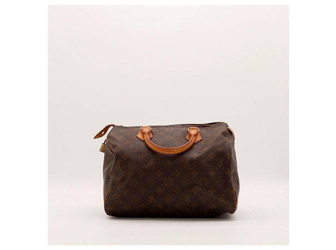Louis Vuitton Speedy 30 Monogram Canvas Marrone Monogramma - vista 4