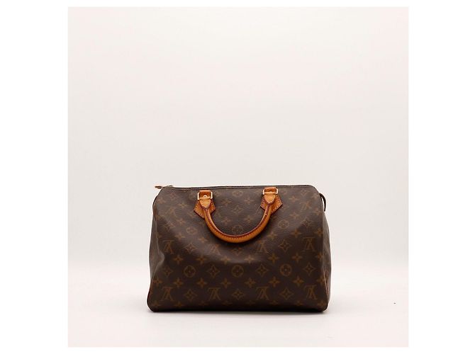 Louis Vuitton Speedy 30 Monogram Canvas Marrone - vista 4