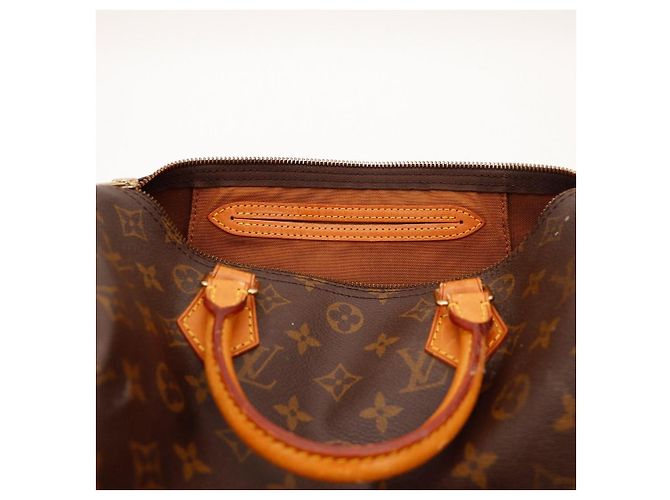Louis Vuitton Speedy 30 Monogram Canvas Marrone - vista 7