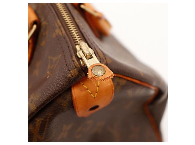 Louis Vuitton Speedy 30 Monogram Canvas Marrone - vista 9