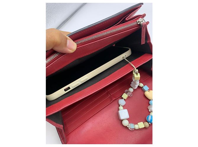 Gucci Dionysus Portafoglio con Catena GG Supreme Grigio Monogramma - vista 15