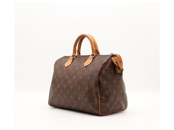 Louis Vuitton Speedy 30 Monogram Canvas Marrone Monogramma - vista 2