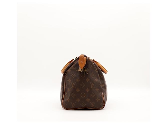 Louis Vuitton Speedy 30 Monogram Canvas Marrone Monogramma - vista 3