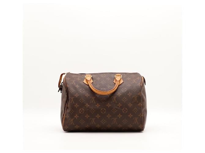 Louis Vuitton Speedy 30 Monogram Canvas Marrone Monogramma - vista 4