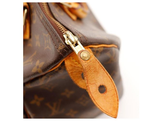 Louis Vuitton Speedy 30 Monogram Canvas Marrone Monogramma - vista 9