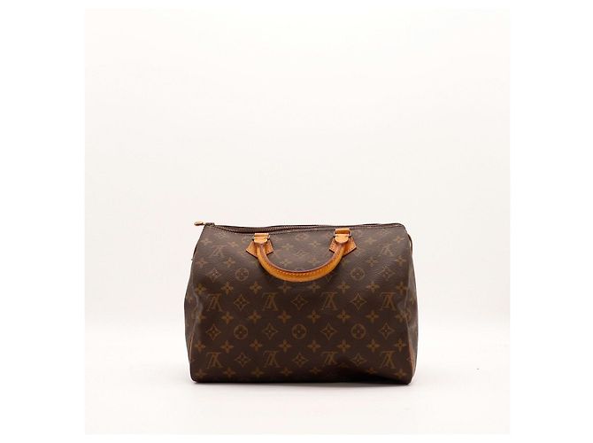 Louis Vuitton Speedy 30 Monogram Canvas Handtasche Braun - Ansicht 4