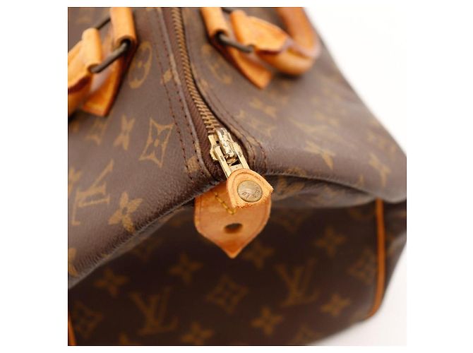 Louis Vuitton Speedy 30 Monogram Canvas Handtasche Braun - Ansicht 8