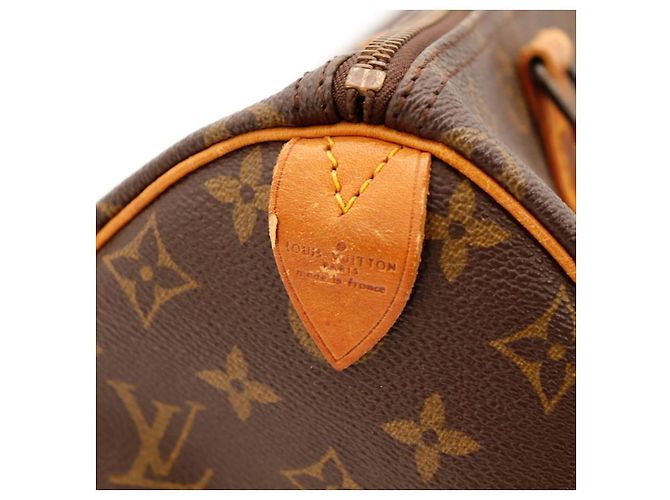 Louis Vuitton Speedy 30 Monogram Canvas Handtasche Braun - Ansicht 9
