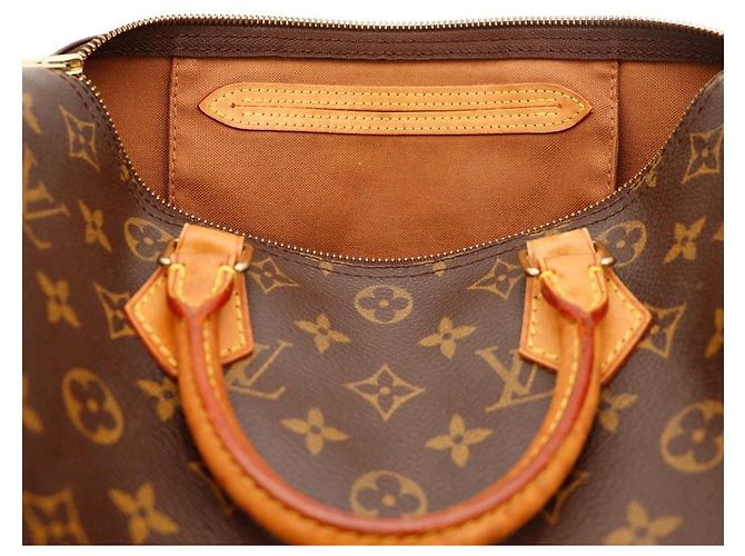 Louis Vuitton Speedy 30 Monogram Canvas Marron Monogramme - vue 7
