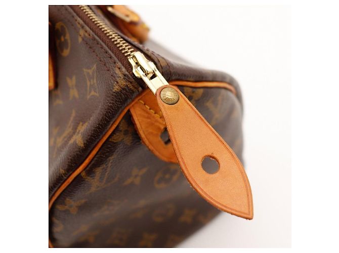 Louis Vuitton Speedy 30 Monogram Canvas Marron Monogramme - vue 9